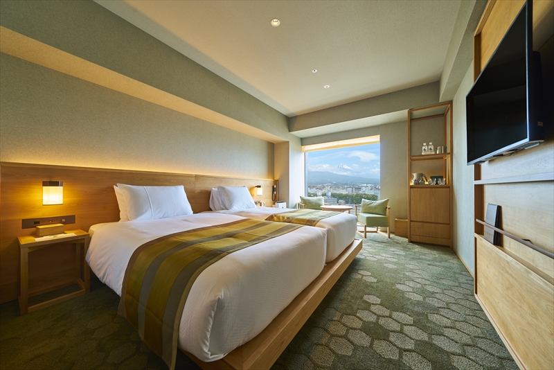 富士山三島東急ホテル スーペリアツイン 高層階 2食付き 宿泊プラン 平日限定 三島駅 温浴施設 露天風呂 富士山 観光 旅行 温泉 ホテルステイ 絶景 グルメ 静岡 展望風呂 ツイン 26.5平方メートル 宿泊券 2名様 レストラン 炉端グリル 和洋料理 三島市 静岡県
