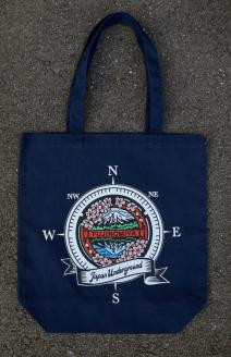 0010-74-02 富士宮市 マンホールトートバッグ ネイビー