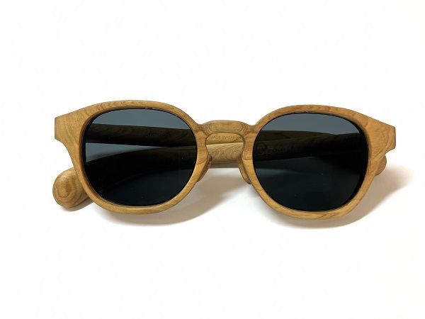 1284-91-01 「FUJI HINOKI MADE eyewear」 オーダーメイドメガネ (ケース・スタンド付き) 【出張訪問】