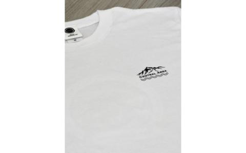 0014‐74‐04　富士宮市 マンホールＴシャツ バックプリント（白）