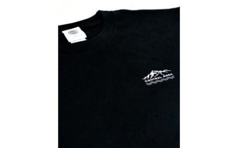 0014‐74‐03　富士宮市 マンホールＴシャツ バックプリント（黒）