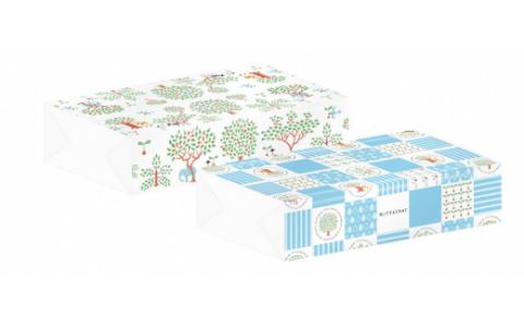 0023-40-01. カルタス　ＭＯＴＴＡＩＮＡＩソフトパックティシュー　150組（300枚）×20箱　ティッシュペーパー