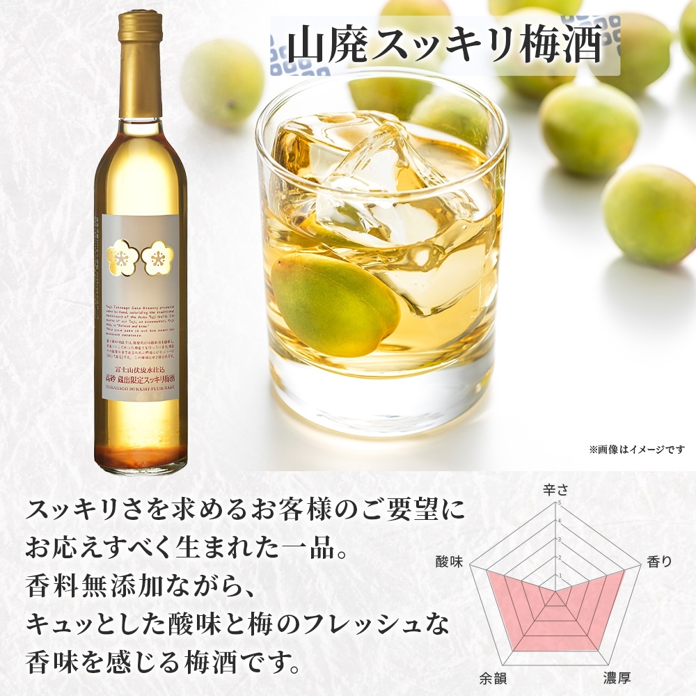 0013-106-01 高砂 梅酒2種セット 500ml×各1本 山廃梅酒 山廃スッキリ梅酒