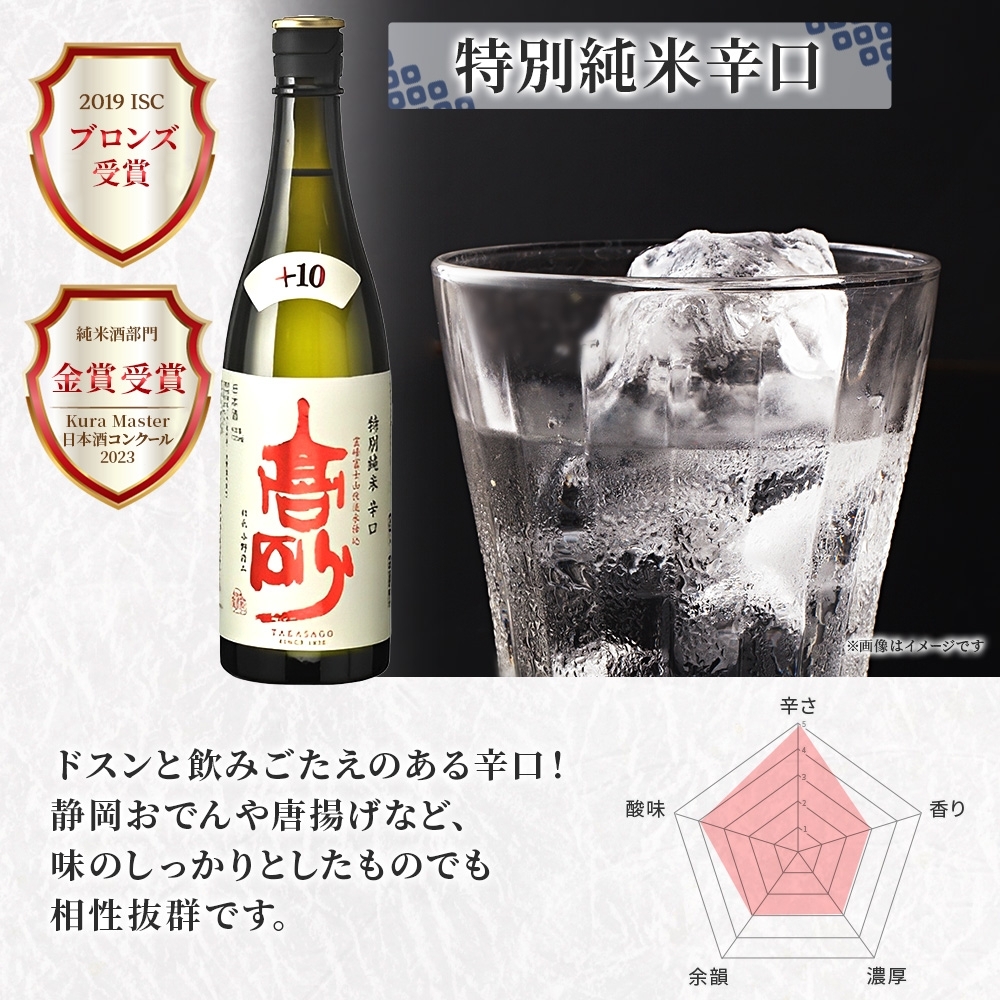 0016-106-02 高砂 クラマスター受賞 2種セット 720ml×各1本 山廃大吟醸 特別純米辛口