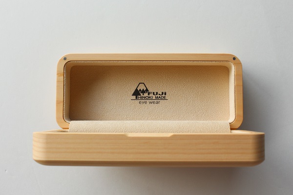 0100-91-01 「FUJI HINOKI MADE eyewear」 メガネケース 【単品】
