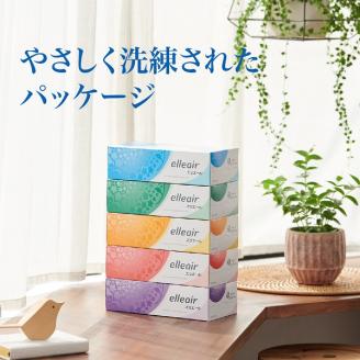 0019-10-03 エリエール ティシュー 180組×5箱×12パック (60箱)　ティッシュ ティッシュペーパー ボックスティッシュ パルプ100% 日用品 消耗品 生活必需品