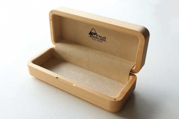 0100-91-01 「FUJI HINOKI MADE eyewear」 メガネケース 【単品】