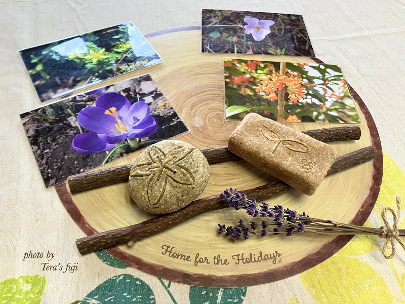 0024-102-01 富士山に育まれた植物のフラワーセラピー付 バスソルト＆石けん作り体験 TERA'S FUJI テラスフジ