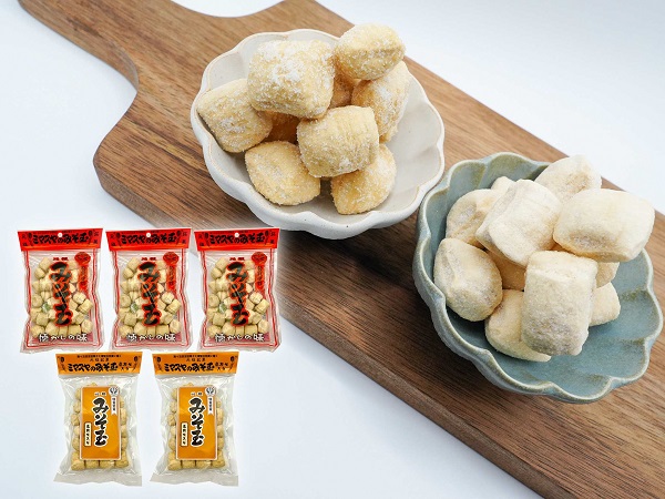 0008-86-02 ミマスヤ みそ玉 140g×3袋 & みそ玉落花生入 110g×2袋