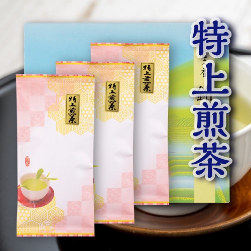0017-100-01 特上煎茶 100g×3袋 箱入り 堂ヶ谷戸製茶