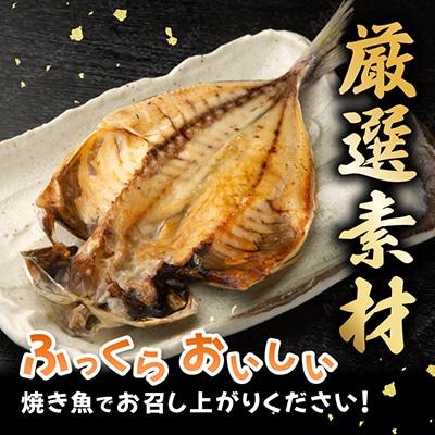 真あじ　天日干しひもの　詰合せ(18枚入)【配送不可地域：離島】