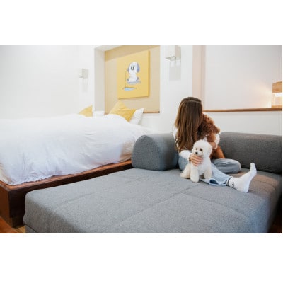 「doggys伊豆城ヶ崎」で使える全室5部屋まるまる一棟貸し切りご宿泊券　1泊2日