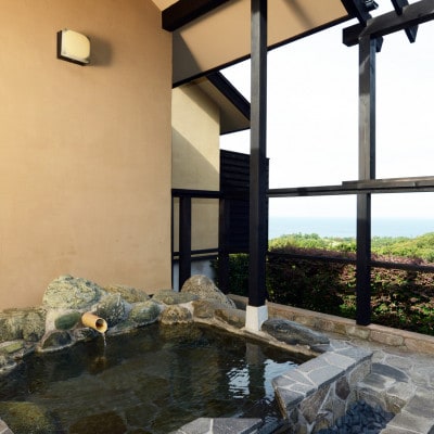 伊東遊季亭川奈別邸 露天風呂付き客室で温泉を満喫 ペア宿泊券(1泊2食付)