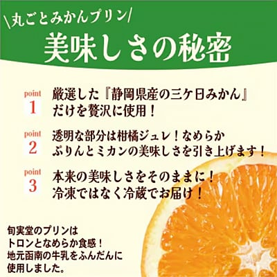 〔伊東温泉大人気〕丸ごとみかんプリン9個入【配送不可地域：離島】