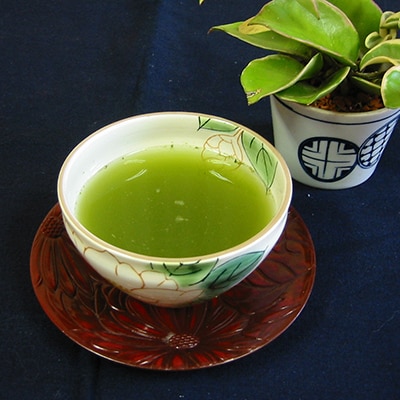 ぐり茶九谷つばき缶2本セット