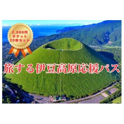 【伊豆高原】＼温泉・宿泊・体験に!/2,000円パス20枚セット