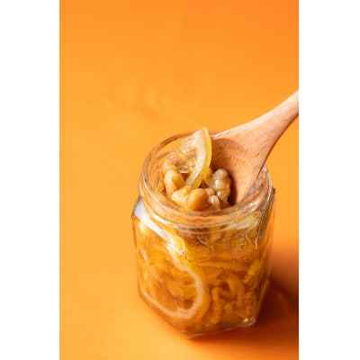 伊豆産レモンのドライフルーツと胡桃のハチミツ漬け