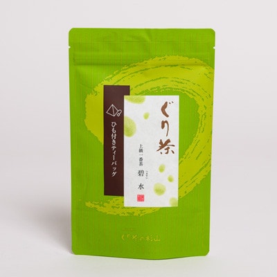 ぐり茶上級一番茶【碧水】ティーバッグ　16個入×7袋　#8177