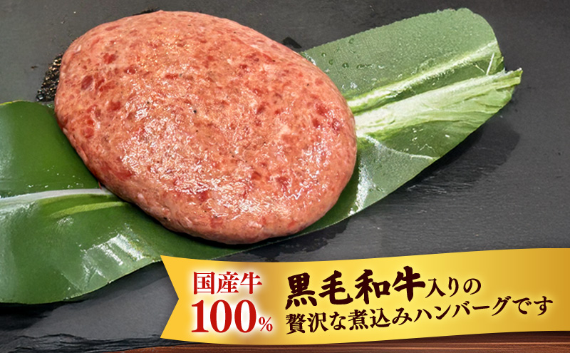 ハンバーグ 黒毛和牛入り・ソースが自慢の煮込みハンバーグセット 【デミグラス150g×2個/クリーム150g×2個/トマト150g×2個】 黒毛和牛 デミグラス クリーム トマト 簡単調理 島田市 静岡県