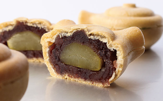 深山のもてなし14個（小倉餡6個、お茶餡6個 箱入り、小倉餡1個、お茶餡1個 バラ）