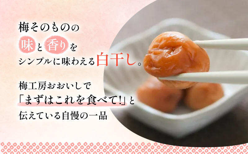 八房梅使用 ごはんがおいしい！白干し梅 合計1kg(500g×2パック) 梅干し うめぼし 白干し 塩漬け おにぎり 弁当 島田市 静岡県