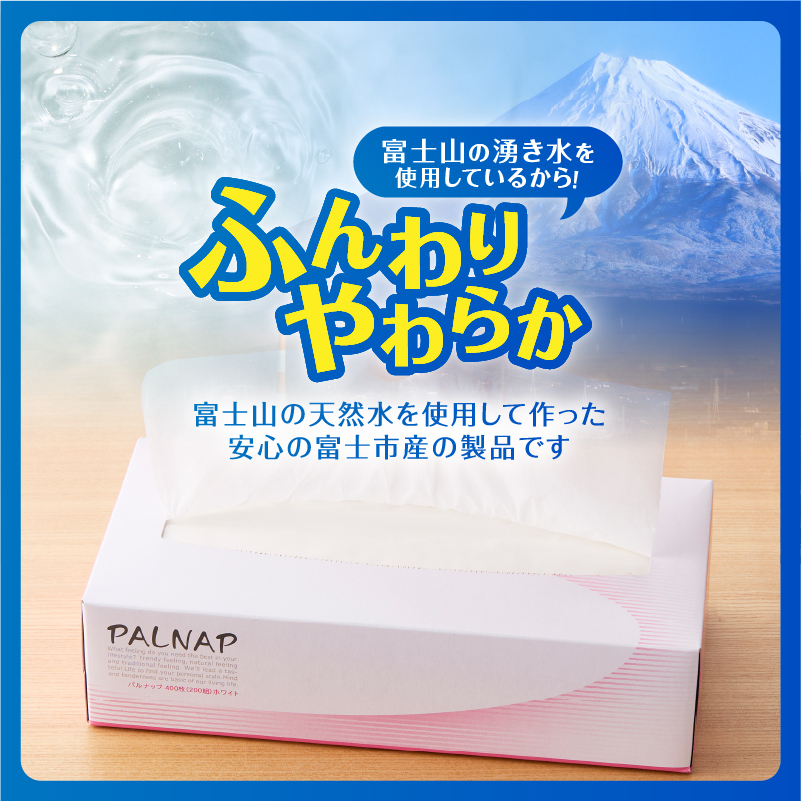 スリムパルナップボックスティッシュ400枚（200組）5箱×12パック60箱【配送2個口】計120箱 [sf002-035]
