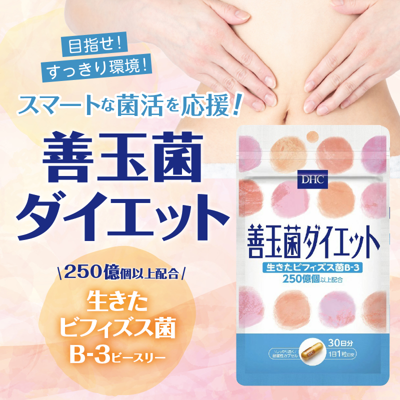 DHC善玉菌ダイエット30日分 3ヶ月分セット（73162） [sf014-019]