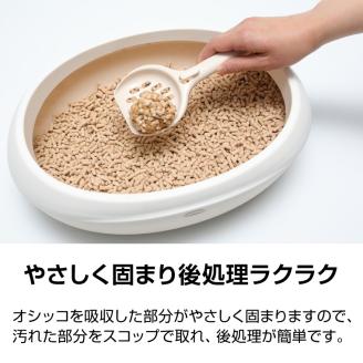 ネオ砂ヒノキ トイレに流せる猫砂 やさしく固まり後処理らくらく 12L×5袋 抗菌 [sf002-017]