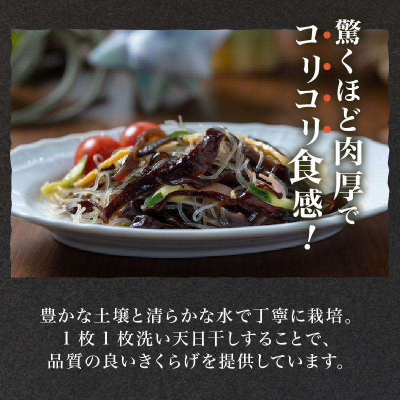 富士山きくらげ 乾燥3個【化粧箱入り】(1394)