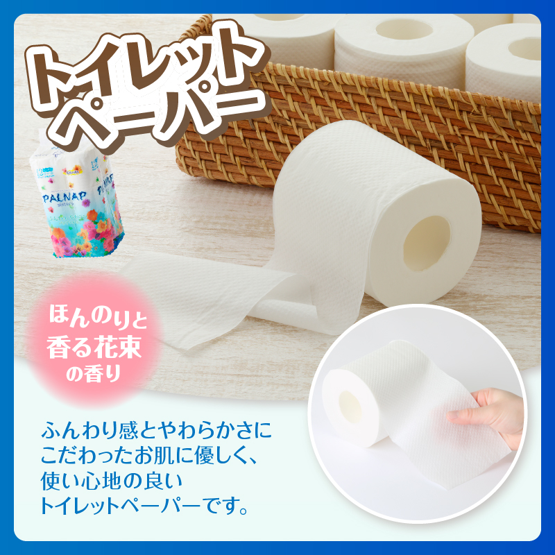 パルナップトイレットペーパーシングル12R2パック＆ボックスティッシュ15箱セット（1632）