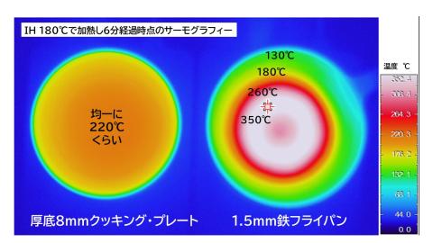 厚底クッキングプレート 24cm アルミ 鉄 1枚 ガス火 IH 直火 オーブン 蓄熱性 保温皿 BBQ バーベキュー イベント アウトドア キャンプ用品 静岡県 富士市 日用品(1745)