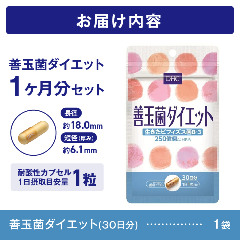 DHC善玉菌ダイエット30日分（72715） [sf014-014]