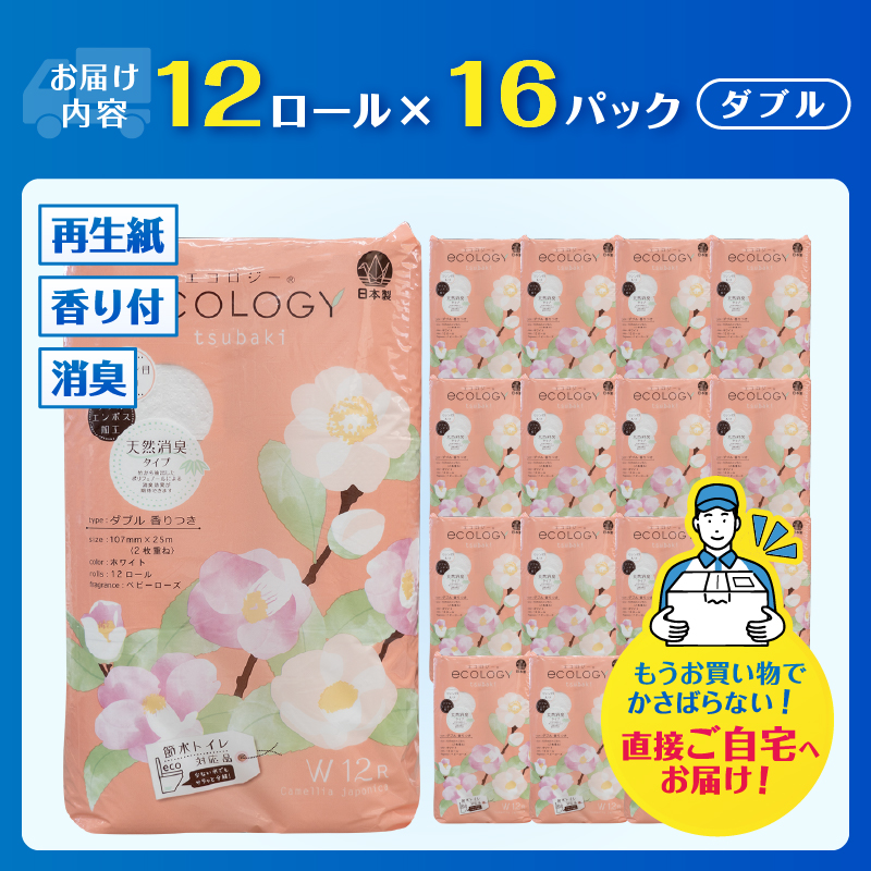 エコロジーダブル トイレットペーパー192ロール [sf002-556]