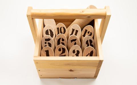 モルックを使って行う競技用「もくバー」