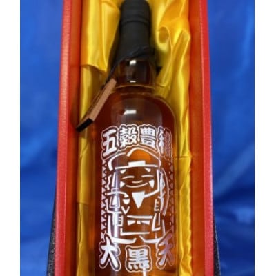 開運彫刻ボトル　七福神　大黒天(五穀豊穣)　ブレンデッドウイスキー　40度　開運七福ボトルタグ付き