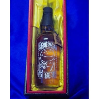 開運彫刻ボトル　七福神　布袋尊(財運招福)　ブレンデッドウイスキー　40度　開運七福ボトルタグ付き