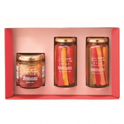 プリンセスパプリカ極甘のピクルスとレリッシュのセット(ピクルス2種+レリッシュ)