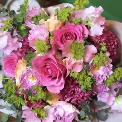 季節のおまかせフラワーブーケ【配送不可地域：離島・北海道・九州】