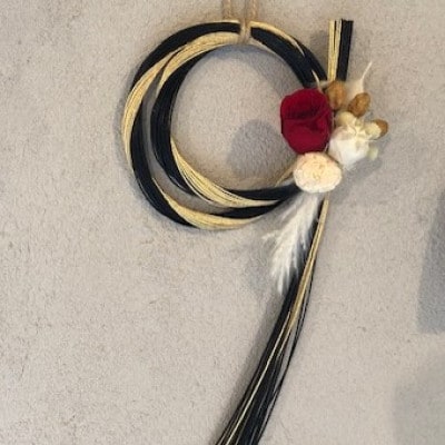 年中飾れる小さなお正月しめ縄風飾り