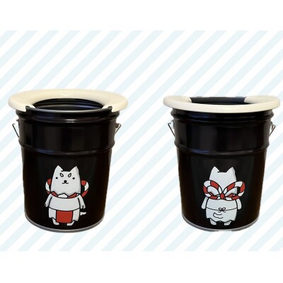 防災トイレセット(ペール缶)しっぺいオリジナル