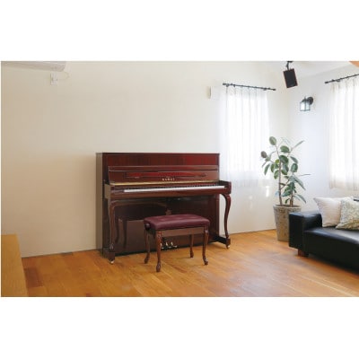 【ピアノ】カワイ KAWAI の新品アップライトピアノLD-200(マホガニー色)【配送不可地域：離島・沖縄県】