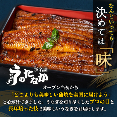 浜名湖・うなぎのたなかのふっくら柔らか♪国産うなぎカット蒲焼(中)3枚※合計255g程度【配送不可地域：離島】