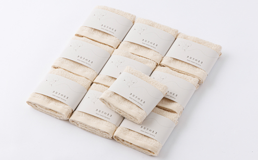 きなりのまま　ハンドタオル　10枚セット