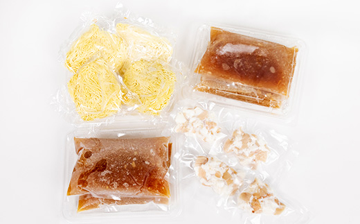 もつ鍋つけ麺セット　4食分【配送不可地域：離島】