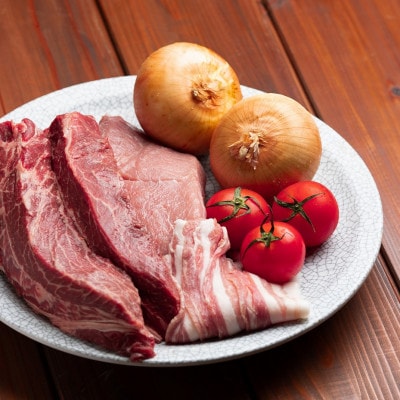 黒毛和牛「遠州夢咲牛」と遠州麦豚「極楽豚」の手造り百年ハンバーグセット【配送不可地域：離島】