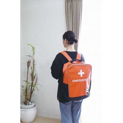 非常用　防災リュック　25点セット　ターポリン素材　しっぺいオリジナル