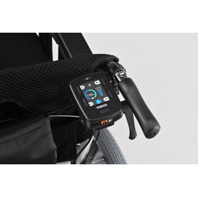 静岡県磐田市　電動車いす「遊歩ジョイ介助用操作部付」