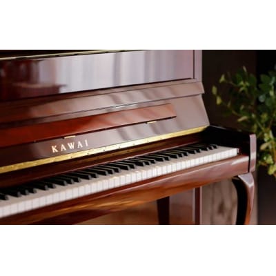 【ピアノ】カワイ KAWAI の新品アップライトピアノLD-200(ウォルナット色)【配送不可地域：離島・沖縄県】