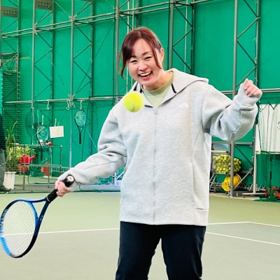 【初心者向け】世界マスターズランキングトップ10入りプロによるテニスパーソナルレッスン(1回分)