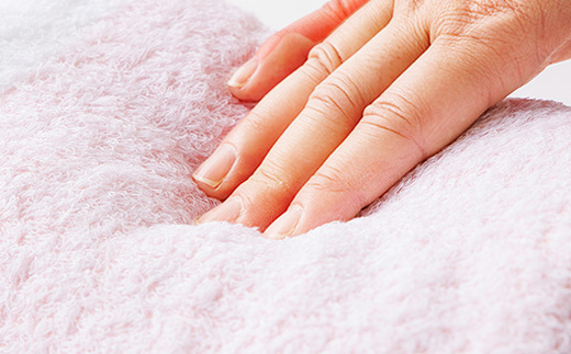 静岡県磐田市製造 わたあめバスタオルピンク2枚とブルー2枚の計4枚セット